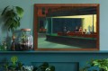 4. Wizualizacja 3 OBRAZ EDWARD HOPPER ,,HOPPER NIGHTHAWKS 1942,, 50 cm x 70 cm W P3 BRAZOWEJ.jpg