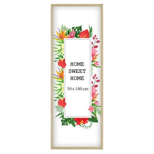 Ramka na zdjęcia 50x140 cm, drewniana w kolorze eko