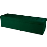  Nowoczesna otwierana pufa 45x160 cm w kolorze ciemnozielonym 