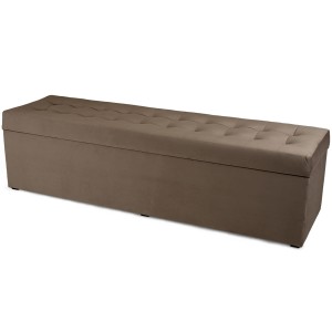 Nowoczesna otwierana pufa 45x160  w kolorze brązowym