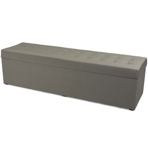 Nowoczesna otwierana pufa 45x160  w kolorze szarym