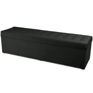 Nowoczesna otwierana pufa 45x160  w kolorze antracytowym