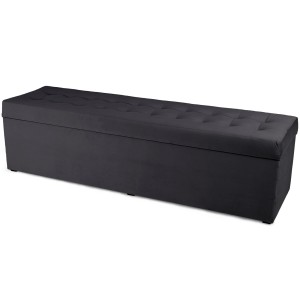 Nowoczesna otwierana pufa 45x160  w kolorze ciemnoszarym