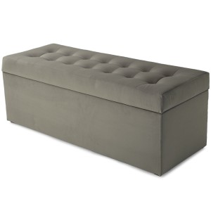 Nowoczesna otwierana pufa 45x120  w kolorze szarym