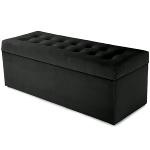 Nowoczesna otwierana pufa 45x120  w kolorze antracytowym