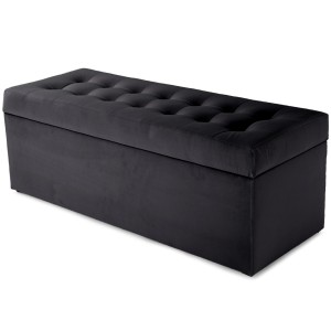 Nowoczesna otwierana pufa 45x120  w kolorze ciemnoszarym